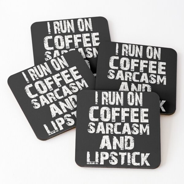 Item preview,   coffee and sarcasm small  designed and sold by Bachirdz.