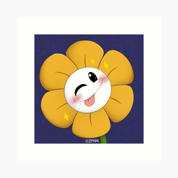 Undertale - Flowey good and evil - Undertale - Tapestry