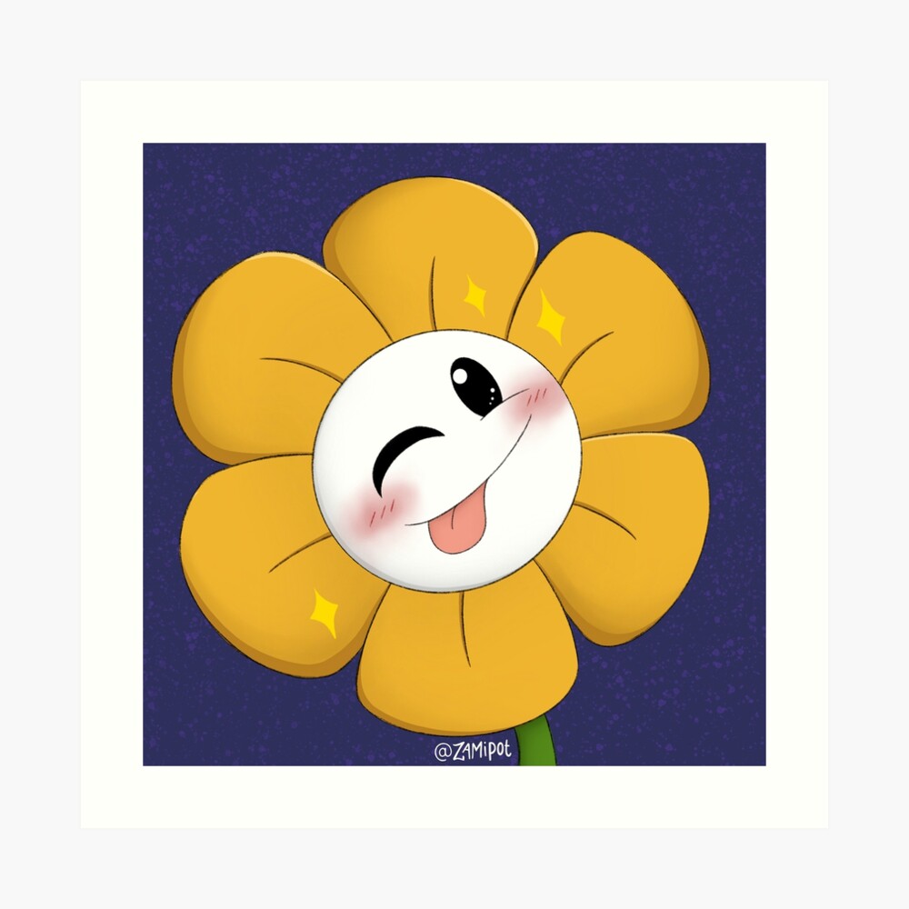 Evil Flowey the Flower Sticker for Sale by Metasaki