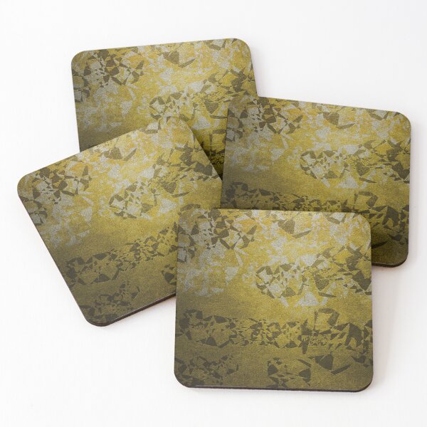 Item preview, dark brown and yellow retro wallpaper designed and sold by Ferit Kurt.