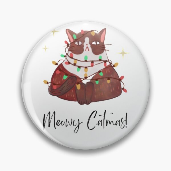 Artikelvorschau, Meowy Catmas | Katzen-T-Shirt entworfen und verkauft von Vanchys.