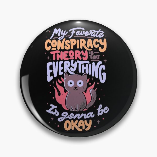 Item preview, Conspiracy Theory - Cute Funny Quote Evil Cat Gift designed and sold by EduEly.