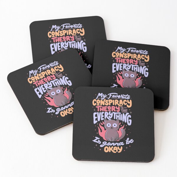 Item preview, Conspiracy Theory - Cute Funny Quote Evil Cat Gift designed and sold by EduEly.