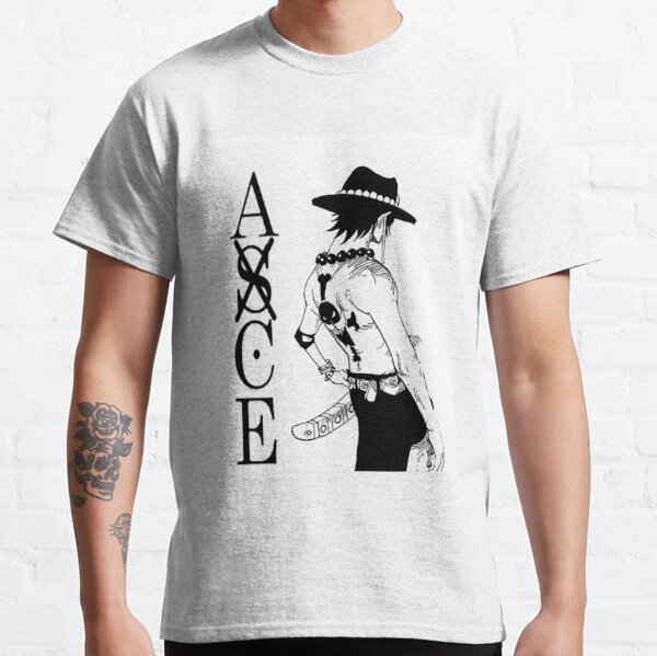 One Piece Ace Tattoo T Shirts Redbubble