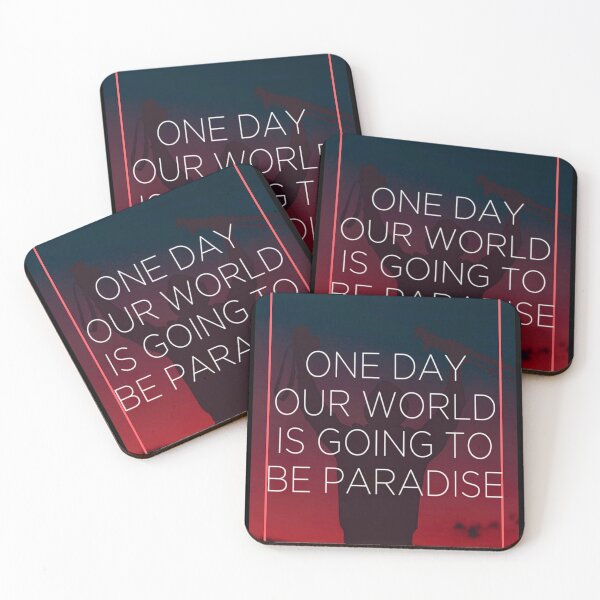 Item preview, One Day our world is going to be Paradise  - Perfect Black Edition  designed and sold by SpArtk.