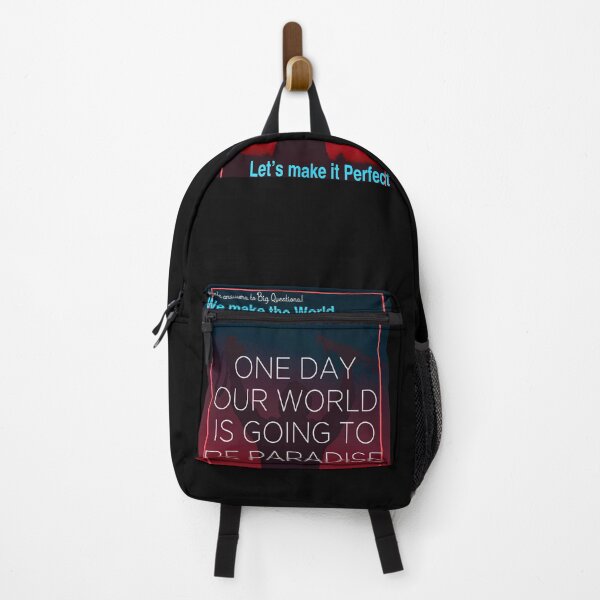 Item preview, One Day our world is going to be Paradise  - Perfect Black Edition  designed and sold by SpArtk.