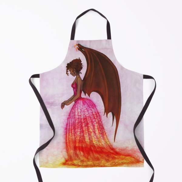 Item preview, Winged Demon Lady - On Fire! designed and sold by SquareNavel.