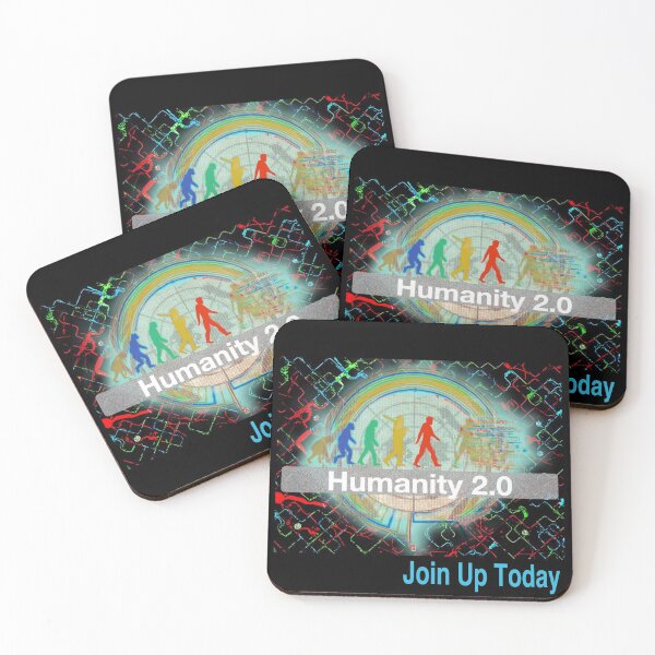 Item preview, Humanity 2.0 Join up today  - Perfect Black Edition  designed and sold by SpArtk.