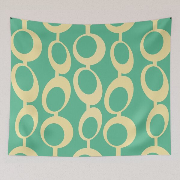 Item preview, Mid Century Modern Bubbles on Turquoise designed and sold by LisWilliams.