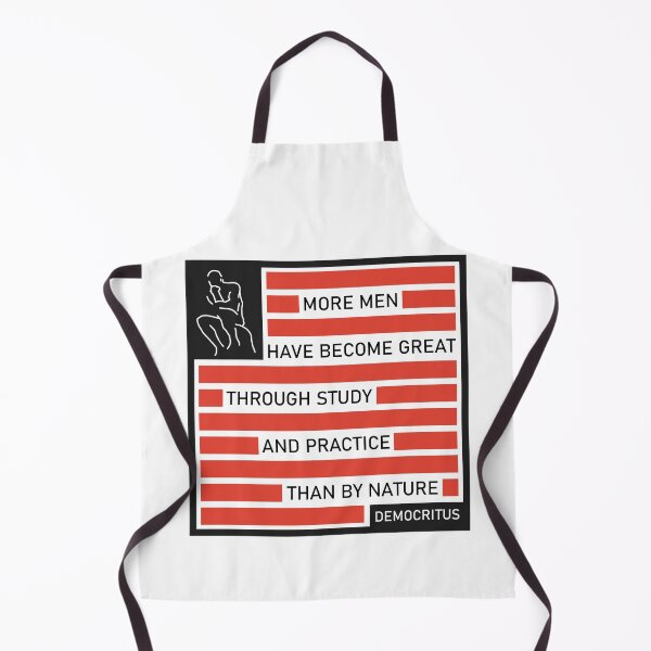 Item preview, Democritus Study and Pracrice Quote designed and sold by grphilosopher.