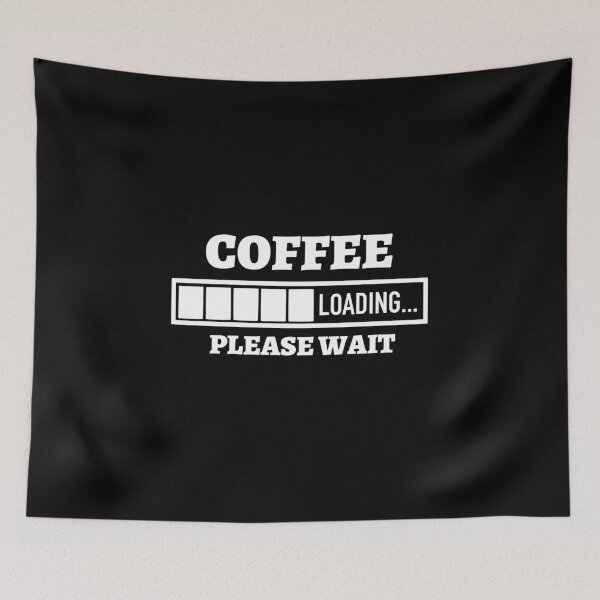 Item preview, Coffee loading please wait designed and sold by pnkpopcorn.