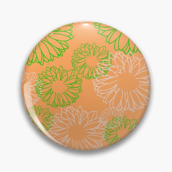 Item preview, Tangerine Falling Daisies designed and sold by DesignsByJaycee.