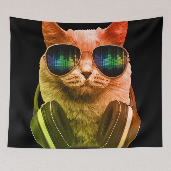 Item preview, DJ CAT LOVER designed and sold by JASN DESIGN.