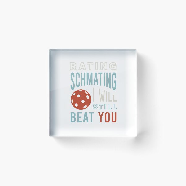 Item preview, Funny Pickleball Player Rating designed and sold by whyitsme.