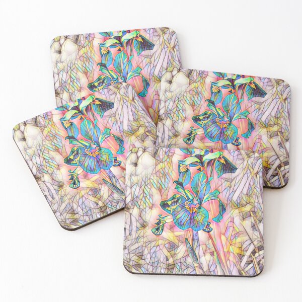 Item preview, Art Nouveau Iris Flower - Iris designed and sold by CattlettArt.