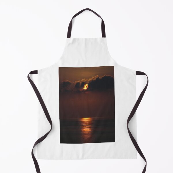 Item preview, The orange sun or moon floating in a cloud on the sea! designed and sold by Alien-Jack.