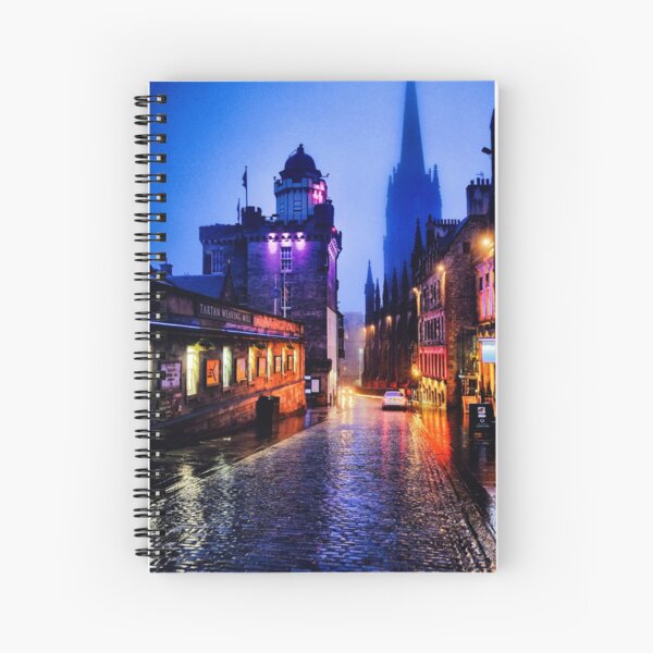 Castle Hill in the Rain Spiral Notebook