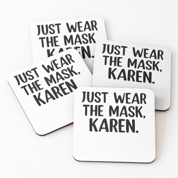 Item preview, Just Wear the Mask, Karen designed and sold by Mr Wolf.