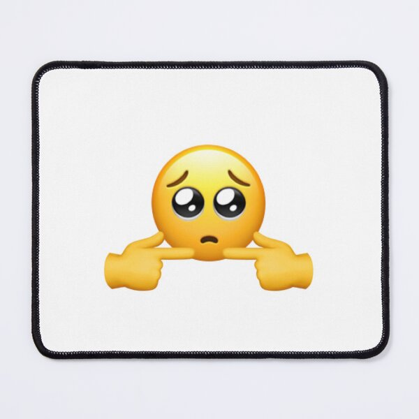 Item preview, Shy uwu emoji face tik tok meme sad shy designed and sold by freya kelly.