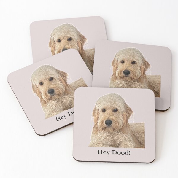 Item preview, Hey Dood! Golden Doodle Dogs designed and sold by Losthorsedesign.