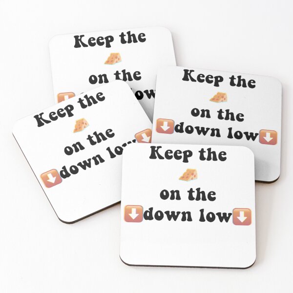 Item preview, Keep the cheese on the down low inside joke designed and sold by freya kelly.