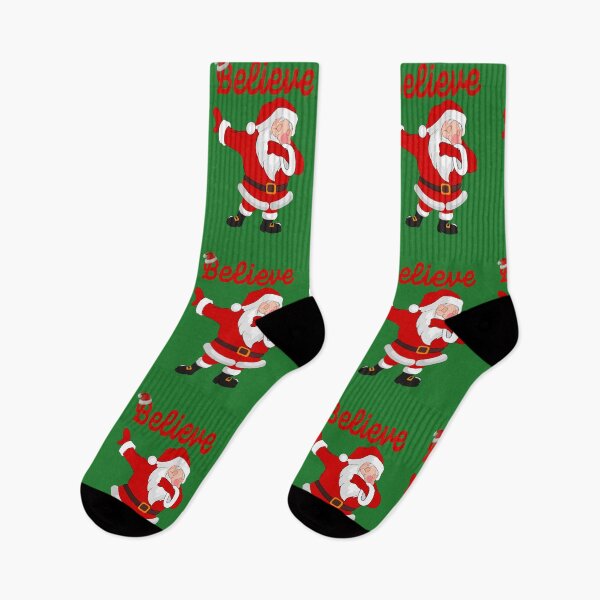 Item preview, Believe in Santa Claus Dabbing Santa Christmas Pajamas  designed and sold by KeysTreasures.