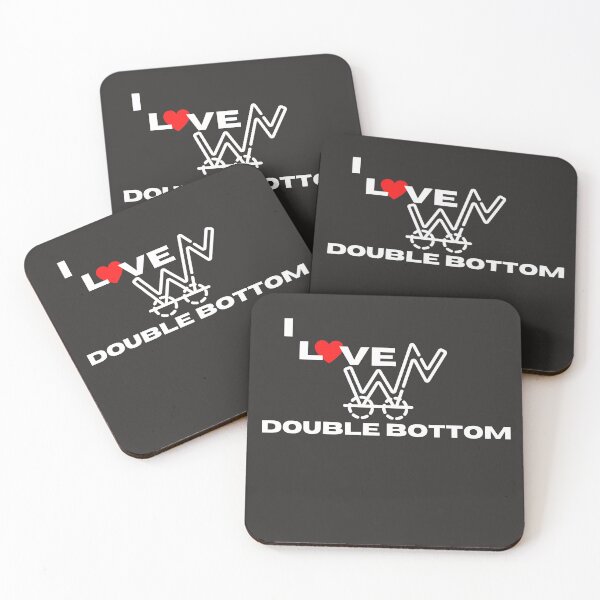 Item preview, I Love double bottom- Funny – Chart lover - Unique gift for stock market, crypto, options trader, forex traders and day traders  designed and sold by TradingTeesKids.
