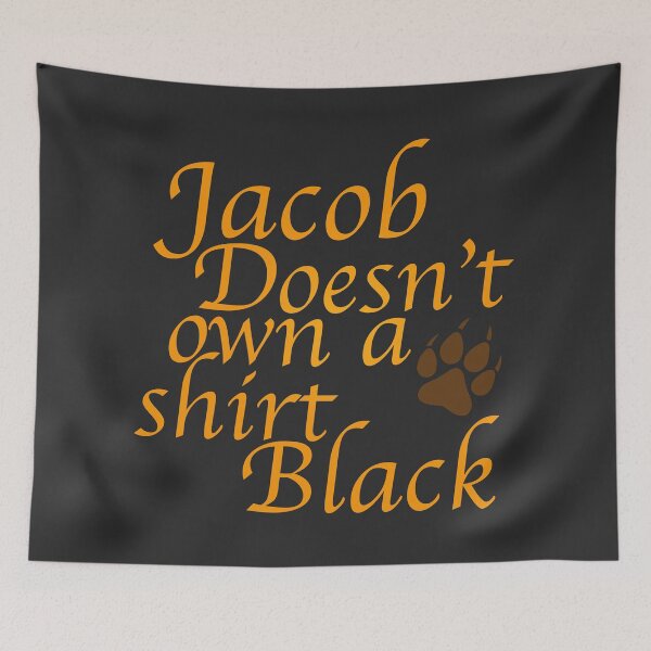 Item preview, Jacob Doesn't Own a Shirt Black designed and sold by PlanetaryArtist.