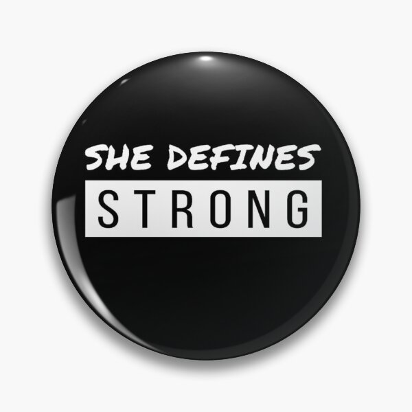 Item preview, She Defines Strong T-shirt,Gift Idea, Graphic Tee,Strong Women T-Shirt designed and sold by Djikou.