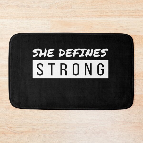 Item preview, She Defines Strong T-shirt,Gift Idea, Graphic Tee,Strong Women T-Shirt designed and sold by Djikou.