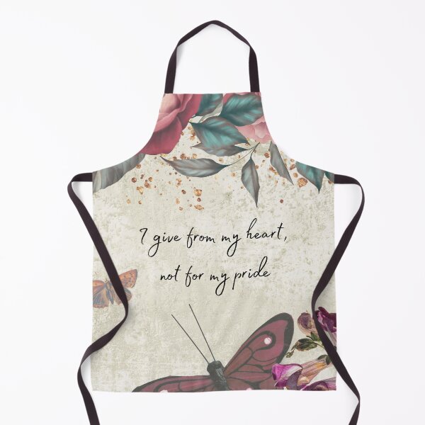 Item preview, Pink and Cream Flowers and Butterflies I Give From My Heart Embodiment Affirmation designed and sold by Embodied Goddesses.