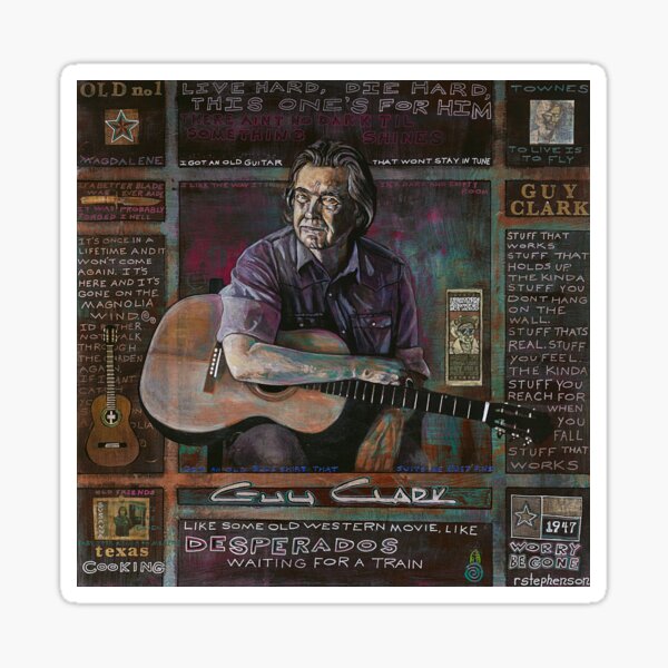 Guy Clark Sticker
