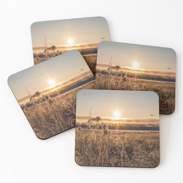 Item preview, Sunrise at the lake after the first real snow of the season - designed and sold by FelCastro.