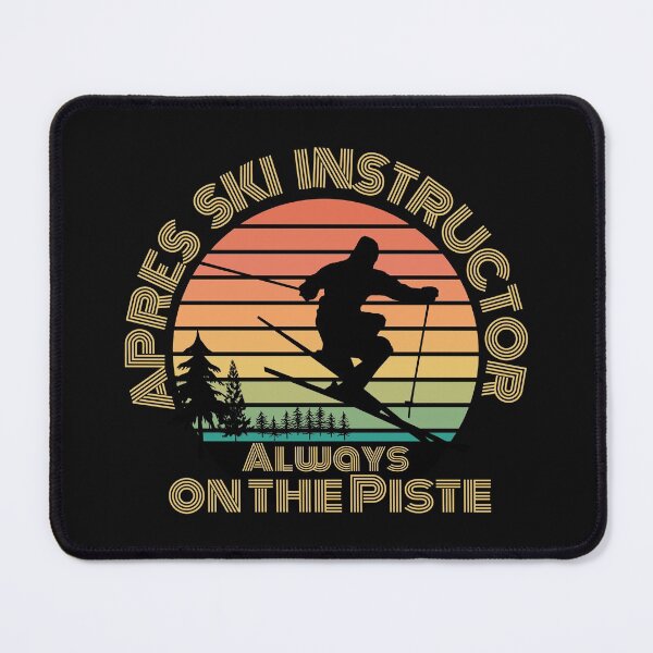 Item preview, Apres Ski Instructor, vintage sunset, retro vibe, designed and sold by allycat57.
