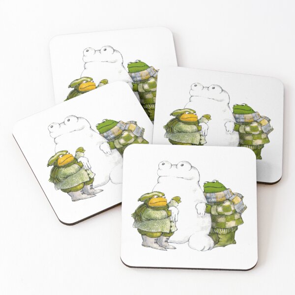Item preview, Frog and Toad Build a Snowman designed and sold by annaherbert.