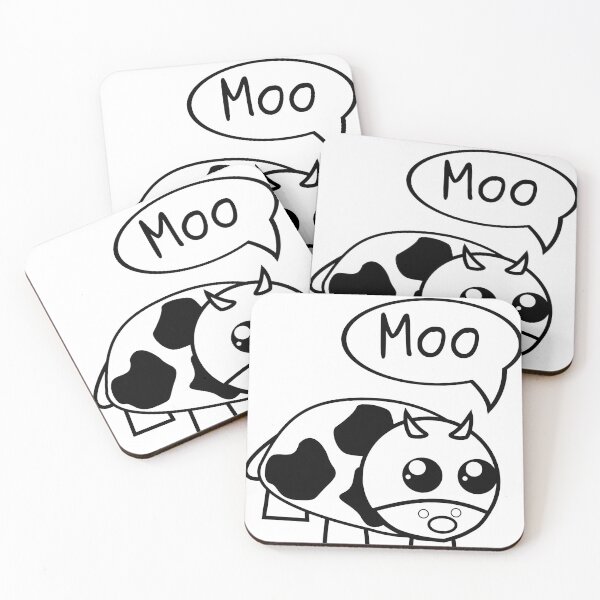 Item preview, Moo - the joyfull cow designed and sold by ShopItHereNow.