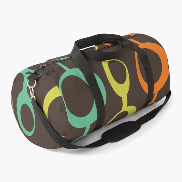 Item preview, Brightly Colored Mid Century Modern Bubbles on Brown designed and sold by LisWilliams.