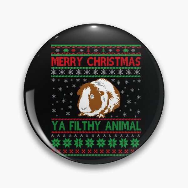 Item preview, Merry Christmas ya filthy animal- Funny Christmas  designed and sold by Designs Of all kinds.