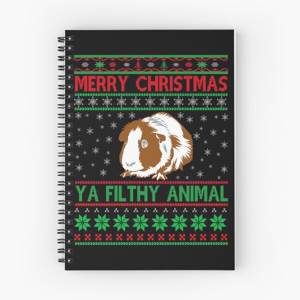 Item preview, Merry Christmas ya filthy animal- Funny Christmas  designed and sold by Designs Of all kinds.