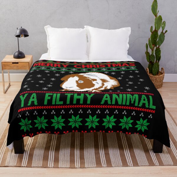 Item preview, Merry Christmas ya filthy animal- Funny Christmas  designed and sold by Designs Of all kinds.