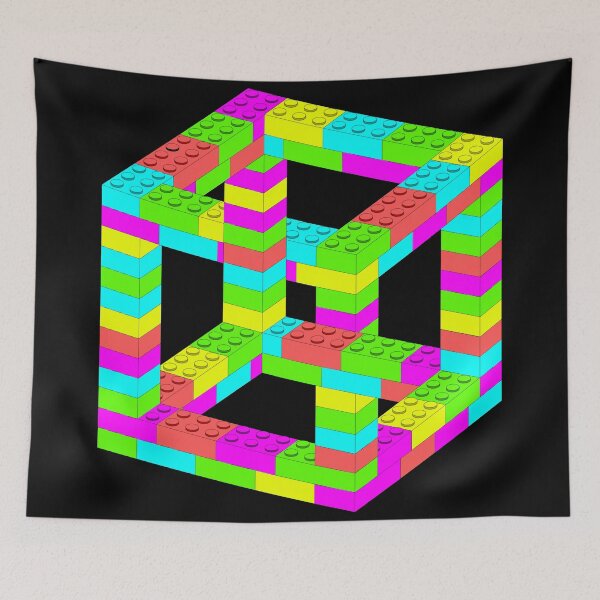 Item preview, Impossible Cute Bricks Neon Version designed and sold by TingesOfPzazz.
