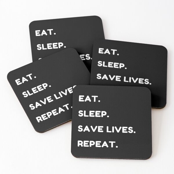 Item preview, Eat sleep save lives repeat, keep calm and save lives, nurse,  designed and sold by oufa.