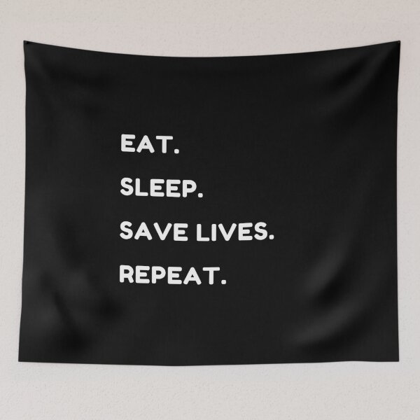 Item preview, Eat sleep save lives repeat, keep calm and save lives, nurse,  designed and sold by oufa.