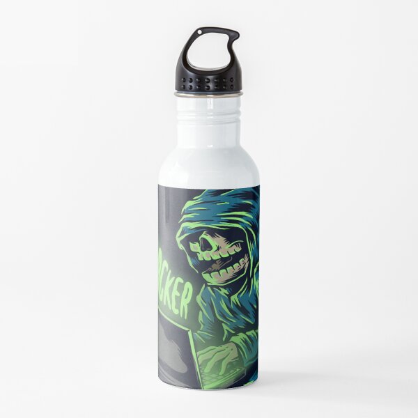 Skull hacker Water Bottle