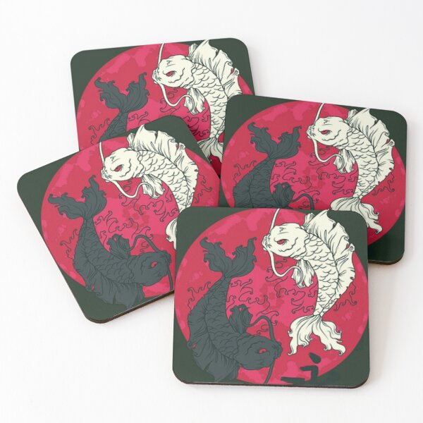 Item preview, Japanese angry fish artwork design designed and sold by designbyuzi.