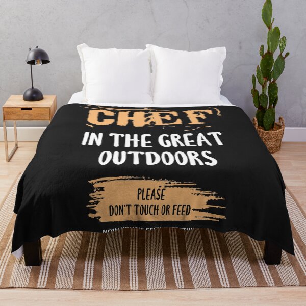 Item preview, Chef in the Great Outdoors. Chefs/Cooks funny sayings on T-Shirt, Sticker, Poster. designed and sold by funnycolors.