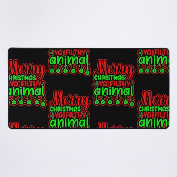 Item preview, Merry Christmas ya filthy animal- Funny Christmas designed and sold by Designs Of all kinds.