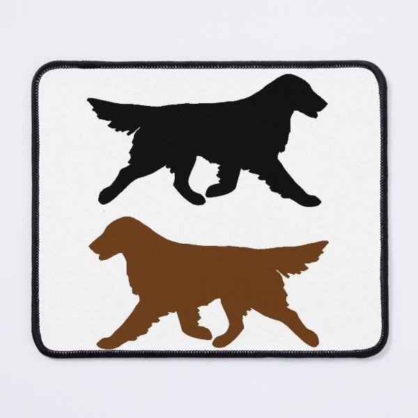 Aperçu de l'œuvre Retrievers à revêtement plat noir et foie créée et vendue par MarshBec.