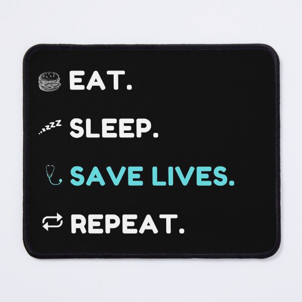 Item preview, Eat sleep save lives repeat, keep calm and save lives, nurse,  designed and sold by oufa.