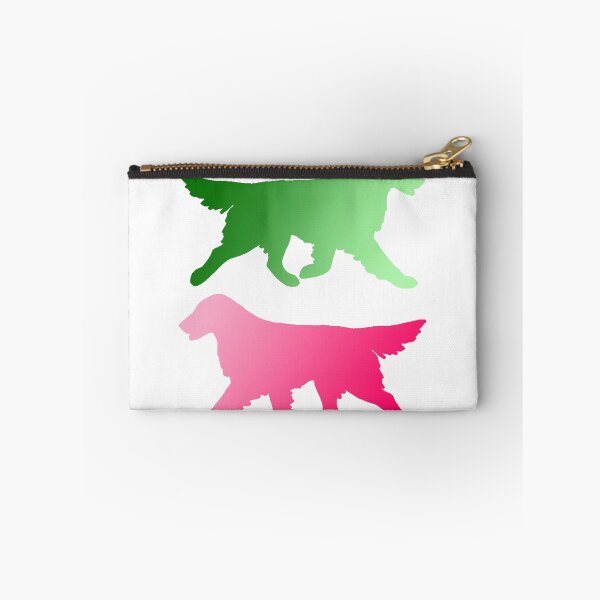 Item preview, Pink and Green Flat-Coated Retriever  designed and sold by MarshBec.